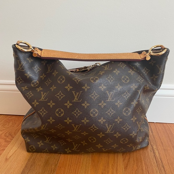 Louis Vuitton Sully Handbag Monogram Canvas MM Brown - Picture 2 of 7